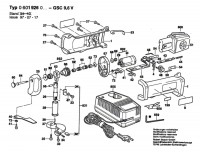 Bosch 0 601 926 027 Gsc 9,6 V Portable Metal Shears 9.6 V / Eu Spare Parts